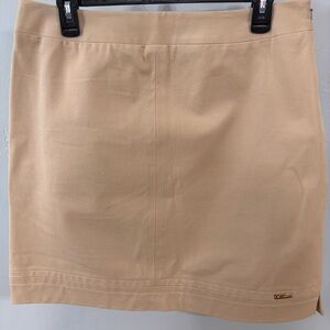 NWT St. John Sport Women’s Beige Lined Golf Skort - Sz 12